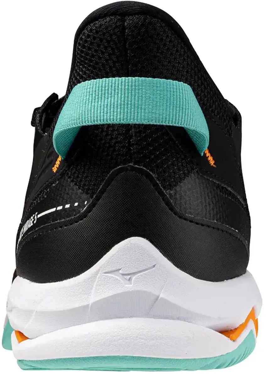 Mizuno Wave Mirage 5 Indoor Schoenen 47 - Black/Tangelo/Icegreen - afbeelding 6 van 6