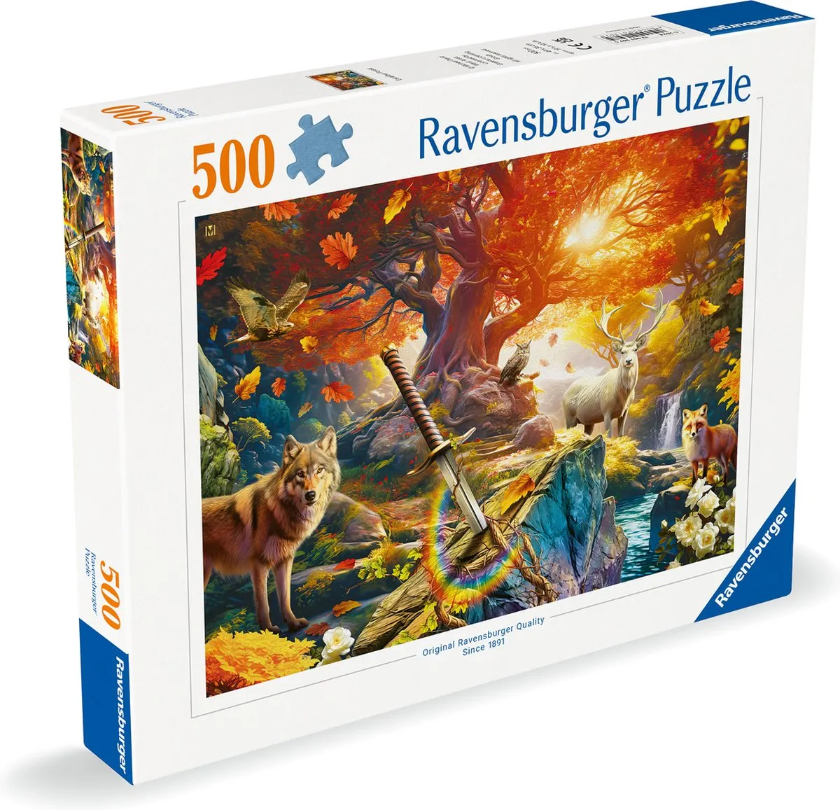 Ravensburger Het Bos van Excalibur Legpuzzel 500 Stuks - Multicolor