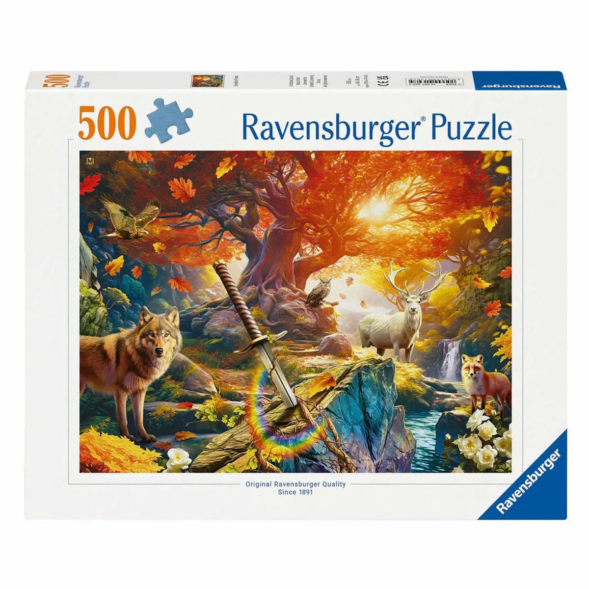 Ravensburger Het Bos van Excalibur Legpuzzel 500 Stuks - Multicolor