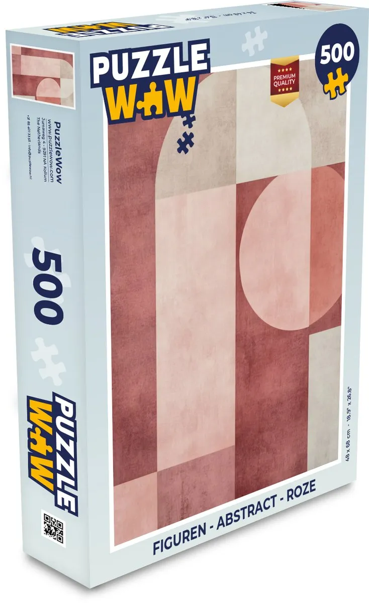 PuzzleWow Abstract Legpuzzel 500 Stuks