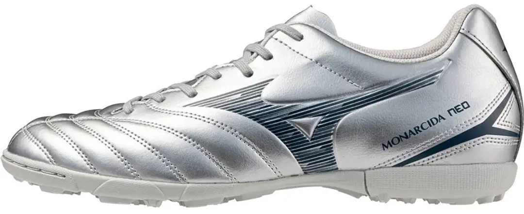 Mizuno Monarcida Neo 3 AS Voetbalschoenen - AG - 40 - Zilver - afbeelding 2 van 6