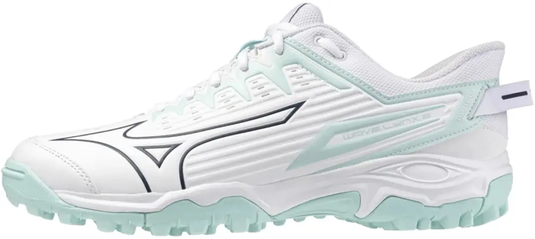 Mizuno Wave Lynx 2 Hockeyschoenen TF - 41 - Wit/Mint/Zwart - afbeelding 3 van 6