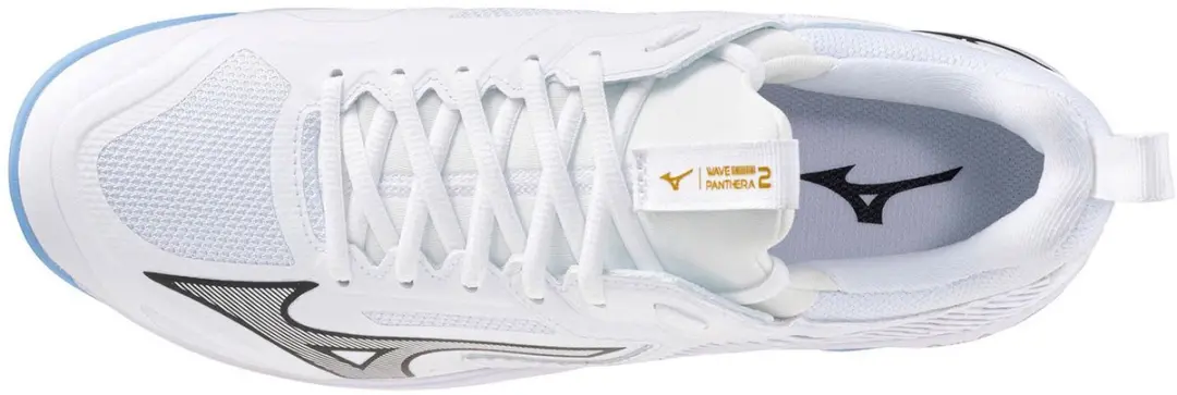 Mizuno Wave Panthera 2 Hockeyschoenen - AG - 42 - Wit/Lichtblauw - afbeelding 5 van 6