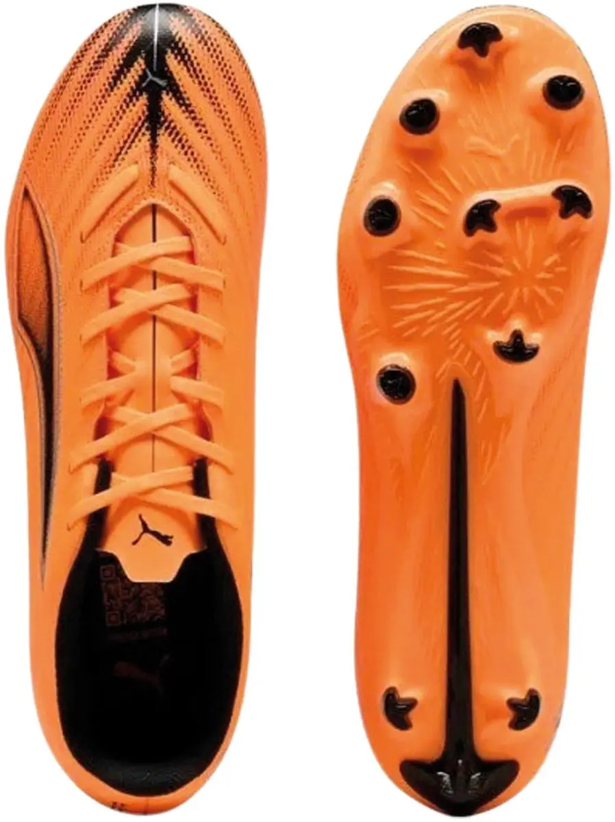 Puma Ultra 6 Play Voetbalschoenen - FG/AG - Oranje/Zwart - afbeelding 5 van 6