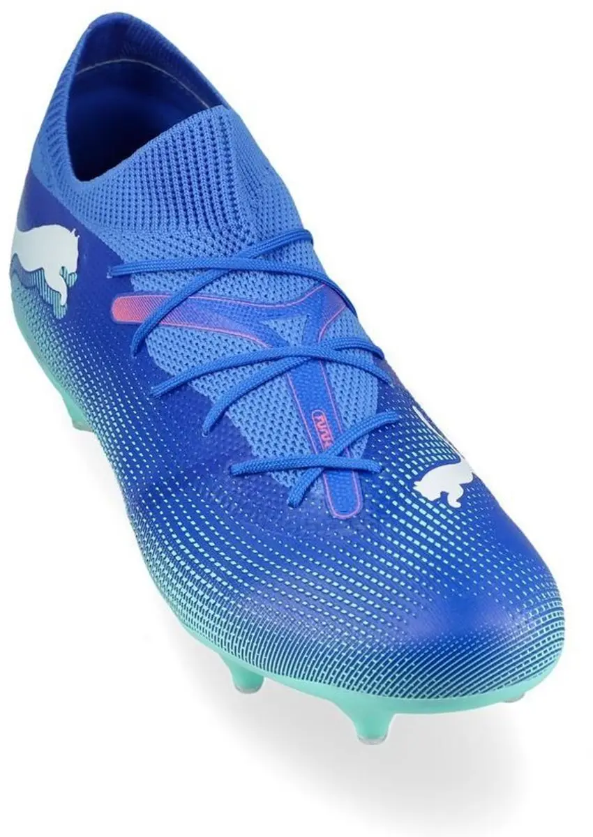 PUMA Future 7 Match MXSG Voetbalschoenen 44 - SG - Bluemazing/White/Electric Peppermint