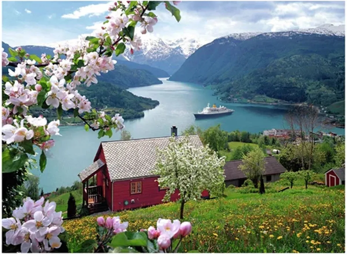Ravensburger Scandinavische Idylle Legpuzzel 500 Stuks - 00208