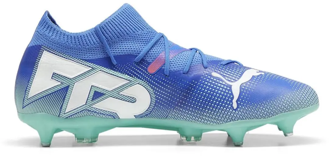 PUMA Future 7 Match MXSG Voetbalschoenen 46 - SG - Bluemazing/White/Electric Peppermint