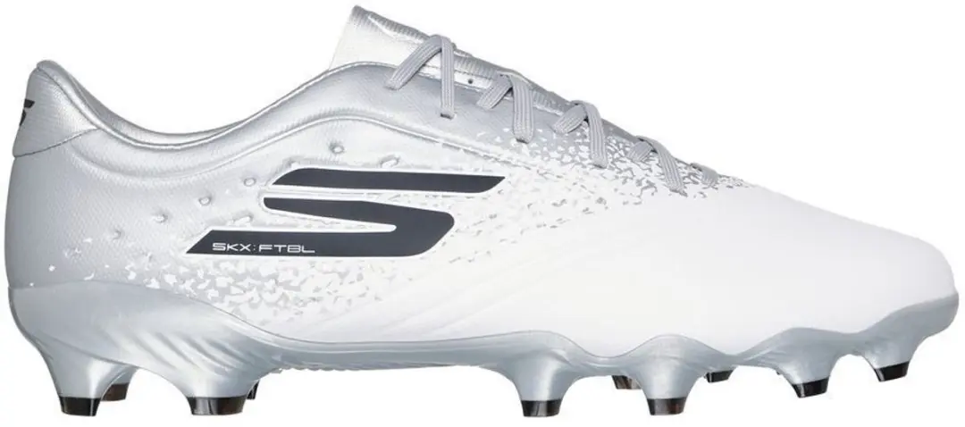 Skechers Razor 1.5 Academy FG Voetbalschoenen - 42 - Wit/Zilver