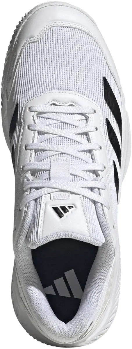 adidas CourtQuick Padelschoenen Heren KH5921 - 46 2/3 - Wit/Zwart