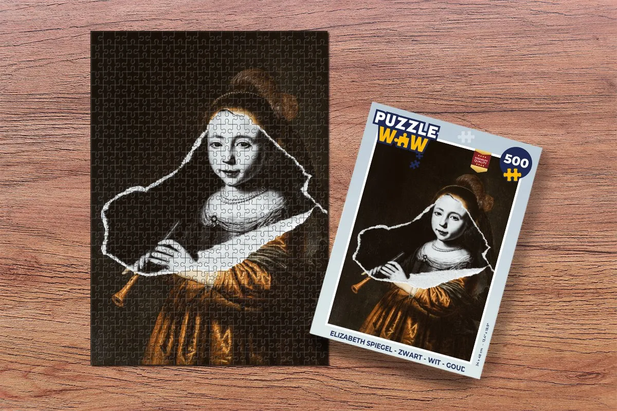 PuzzleWow Elizabeth Spiegel Legpuzzel 500 Stuks - Multicolor