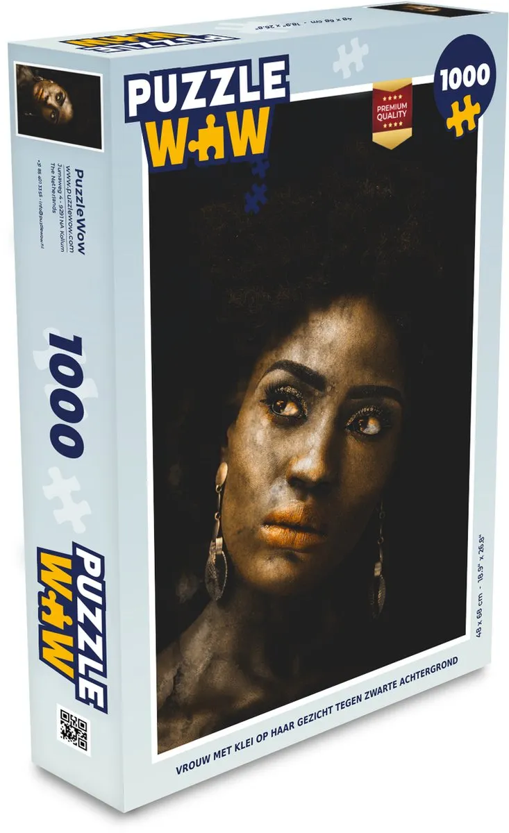 PuzzleWow Oorbellen Klei Legpuzzel 1000 Stuks