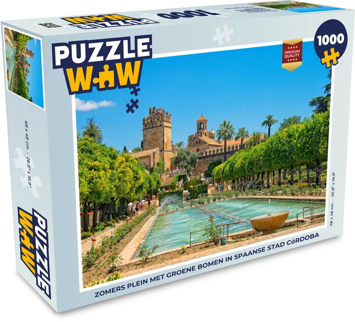 PuzzleWow Legpuzzel Córdoba 1000 Stuks - Multicolor