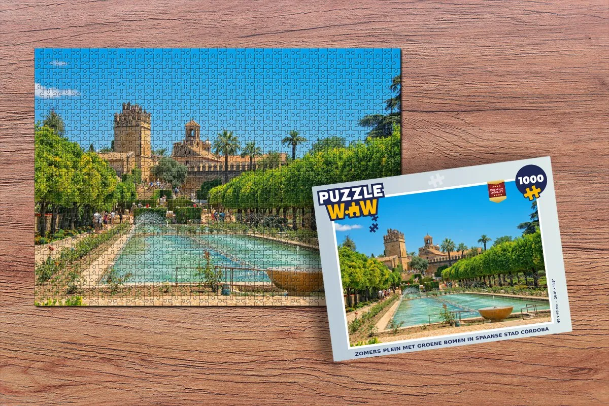 PuzzleWow Legpuzzel Córdoba 1000 Stuks - Multicolor
