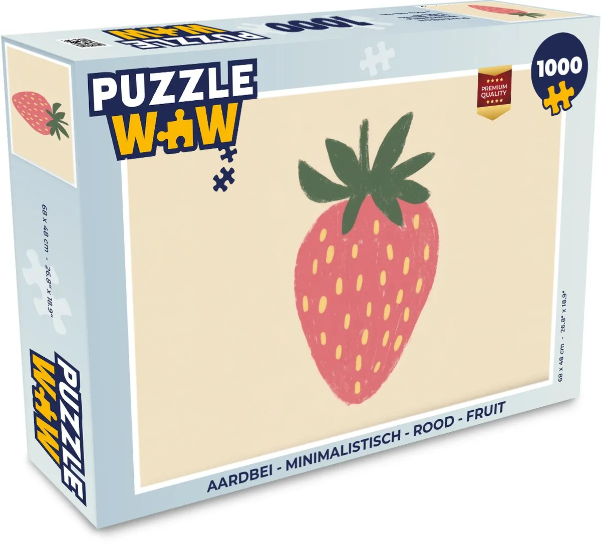PuzzleWow Aardbei Legpuzzel 1000 Stuks