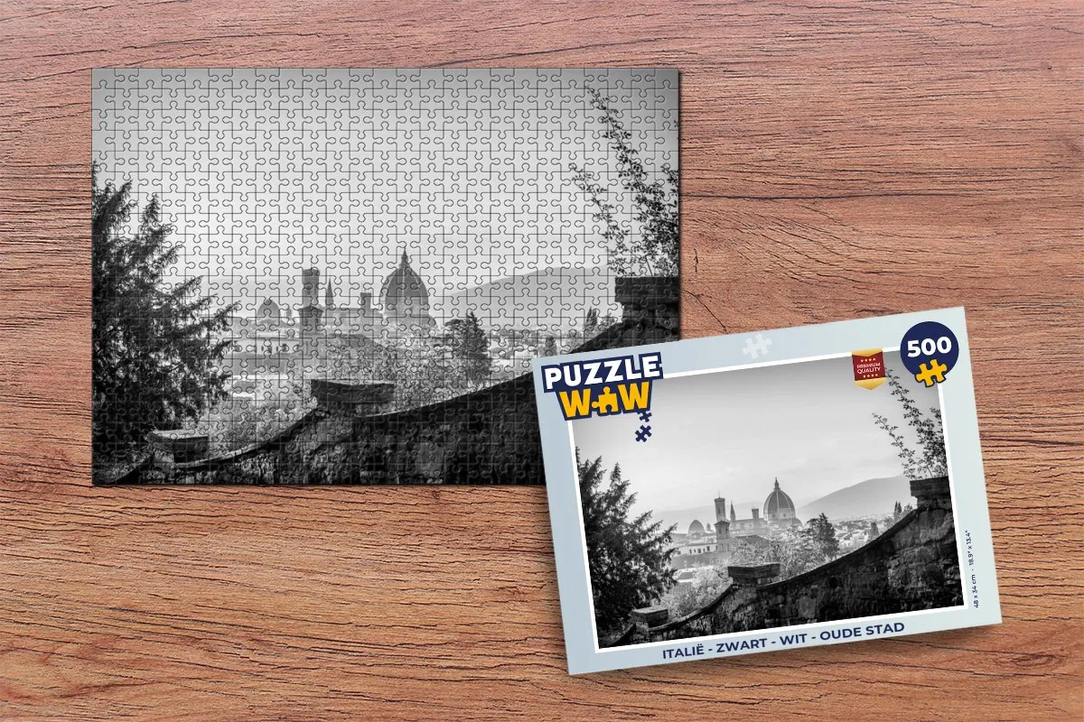 PuzzleWow Italië Legpuzzel 500 Stuks - Multicolor