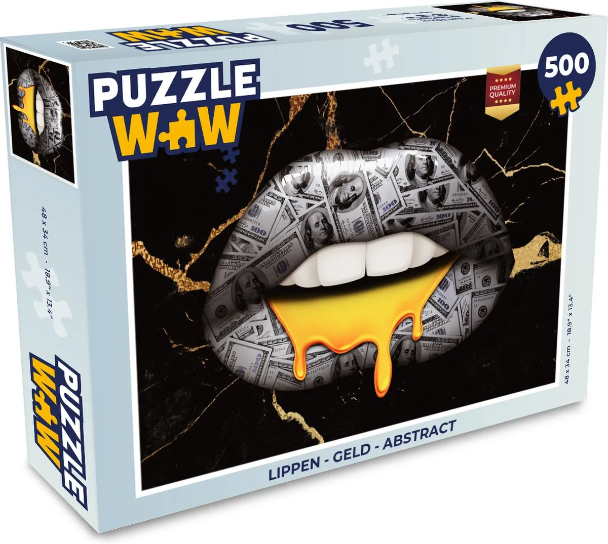 PuzzleWow Abstract Legpuzzel 500 Stuks