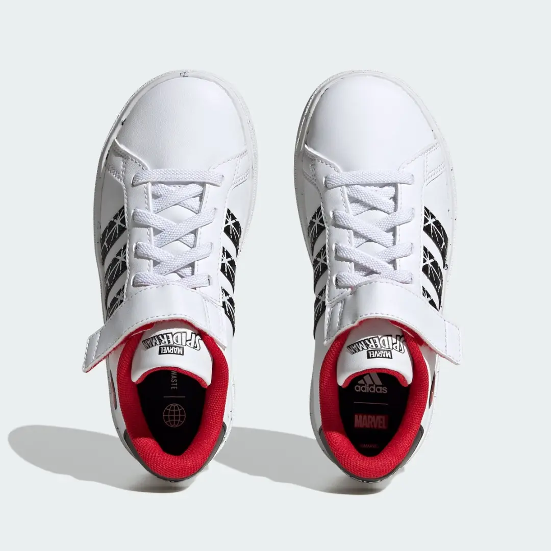 Adidas Sportswear Grand Court Spider-Man El K - Kinderen - Wit