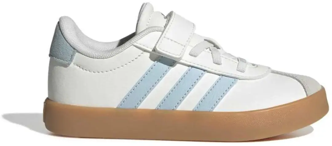 Adidas Vl Court 3.0 Skateboarding Gymnastikskor För Barn Wit EU 33 Kinderen