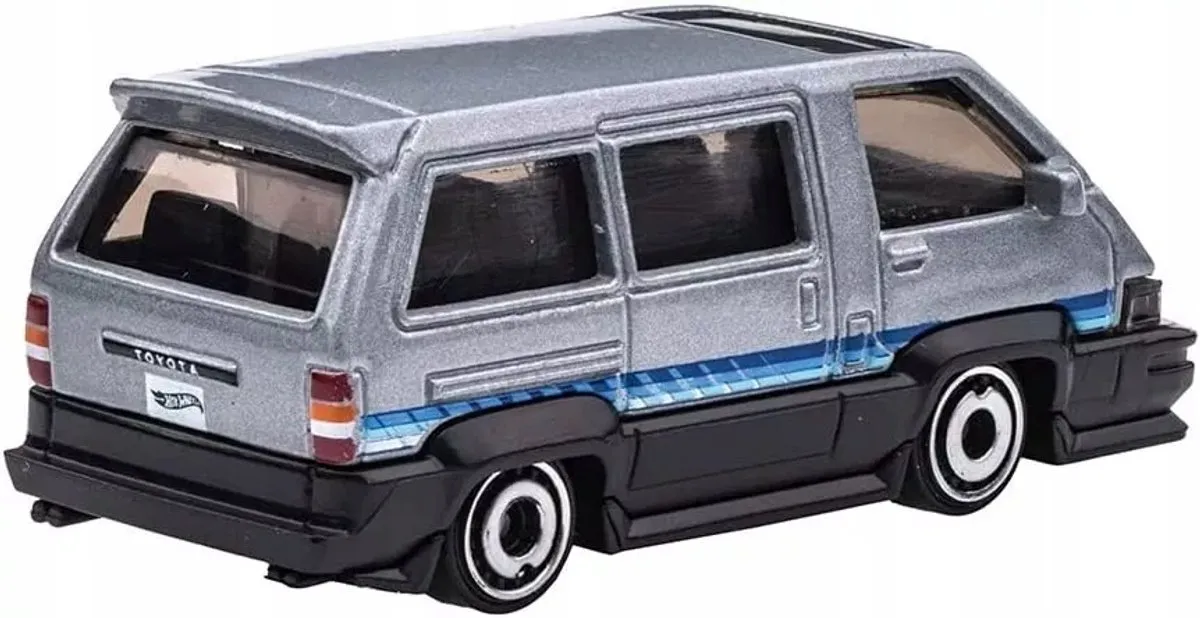 Hot Wheels 1986 Toyota Van HHF68 - Metaal Collector Model - Zwart/Grijs/Blauw