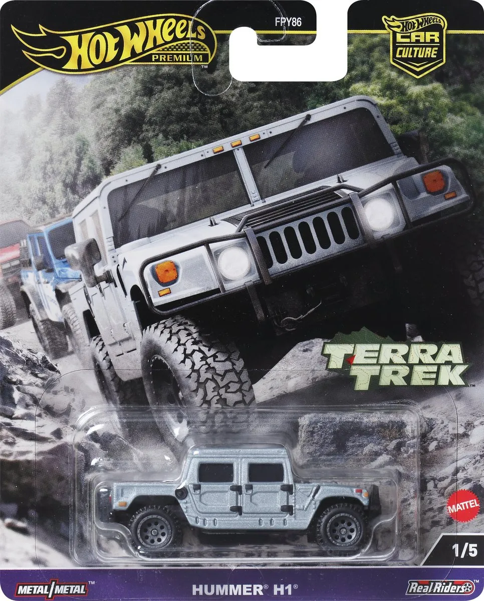 Hot Wheels Car Culture Terra Trek Hummer H1 HRV90