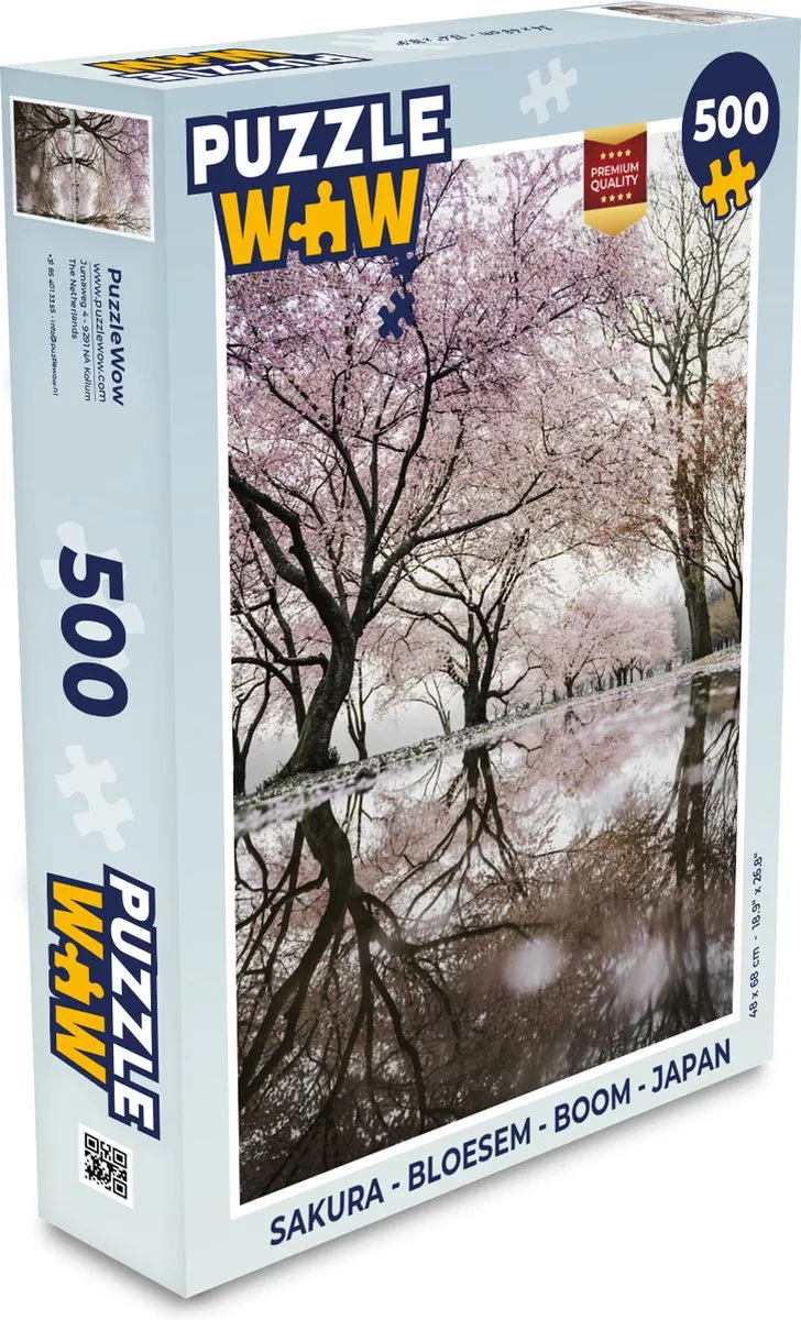 PuzzleWow Sakura Legpuzzel 500 Stuks