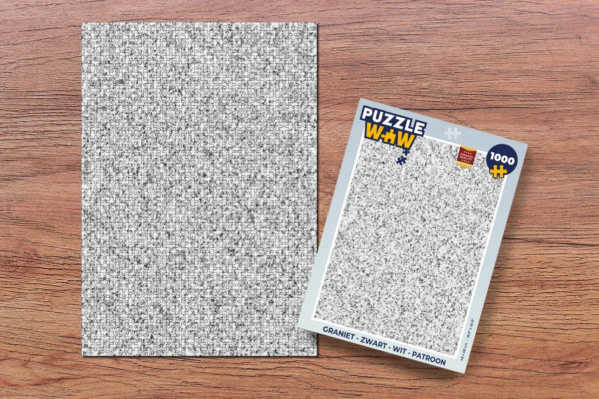 PuzzleWow Graniet Legpuzzel 1000 Stuks - Multicolor