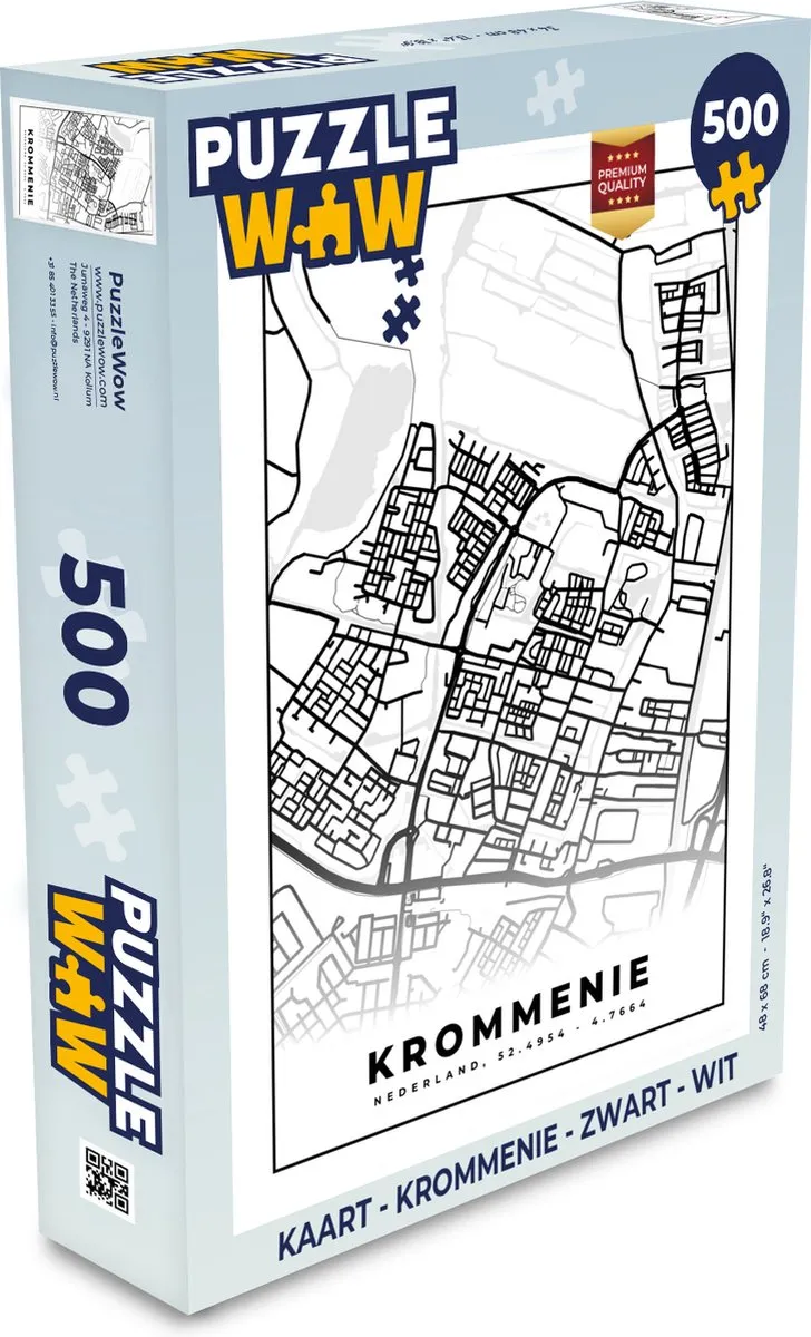 PuzzleWow Krommenie Legpuzzel 500 Stuks