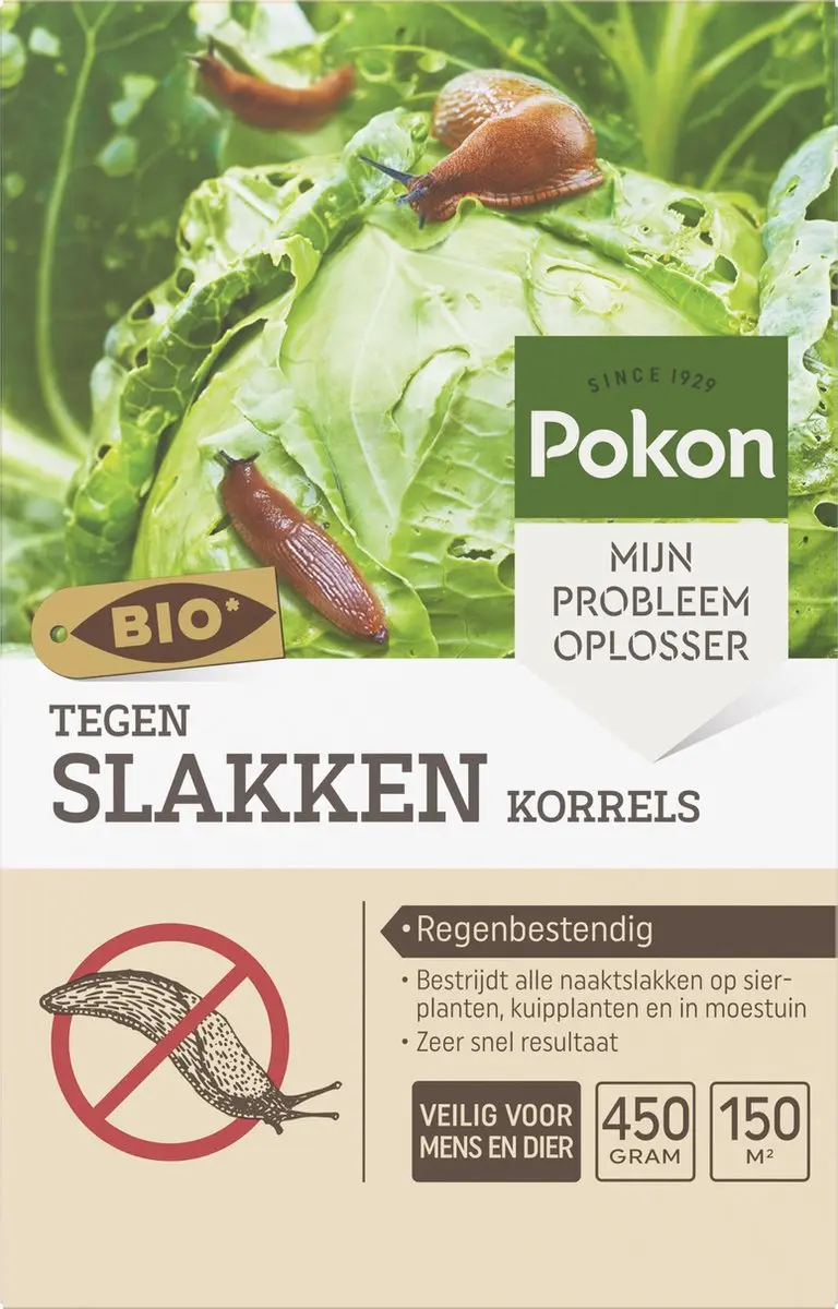 Pokon Bio Slakkenkorrels 450g - Regenbestendig - afbeelding 2 van 6