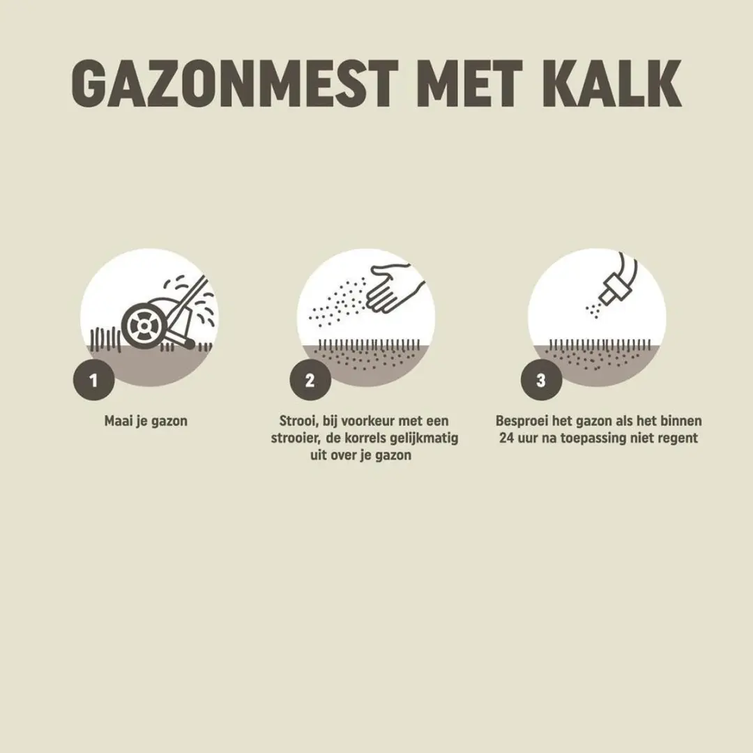 Pokon Gazonmest met Kalk 1kg - 15m² - afbeelding 3 van 6