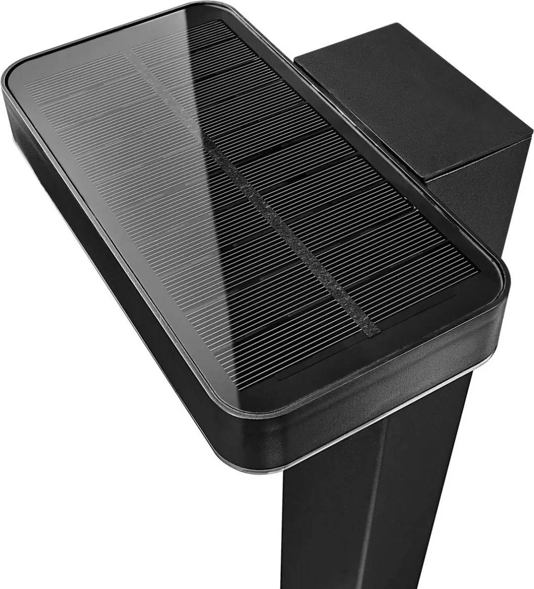 Nordlux Rica Vierkant Tuinpaal Solar LED - 140mm - Zwart - afbeelding 2 van 6