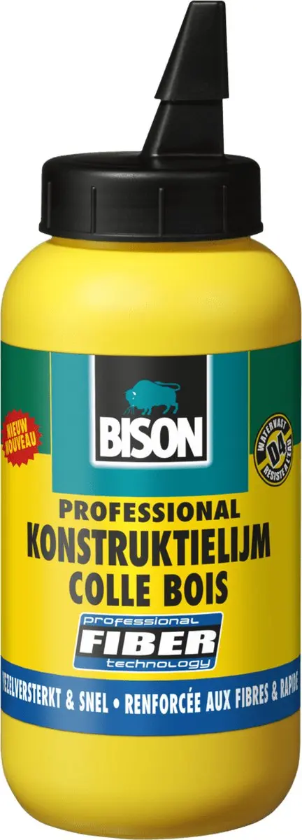 Bison Konstruktielijm 750g - D4 Waterbestendig
