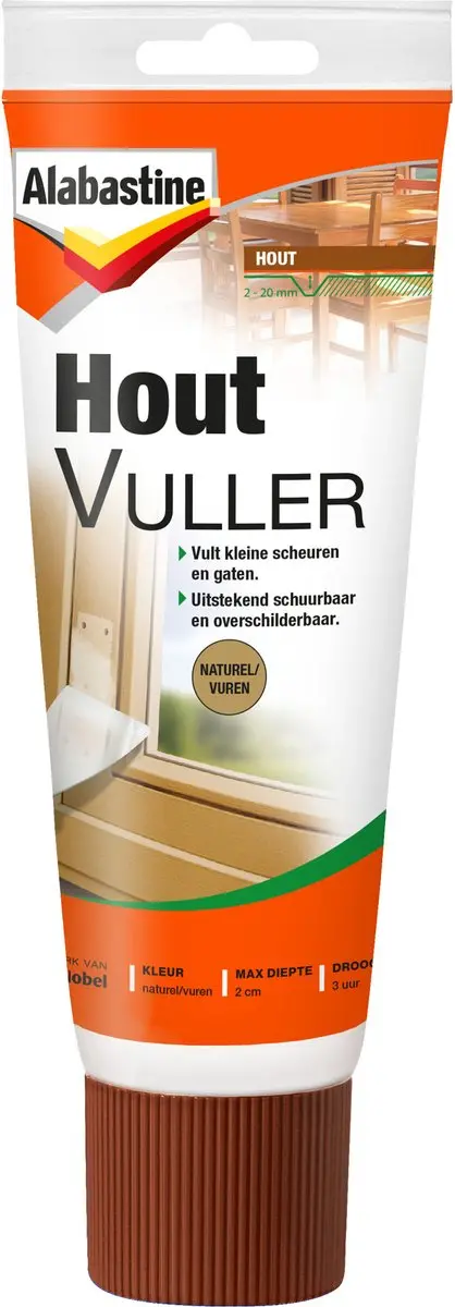 Alabastine houtvuller naturel/vuren