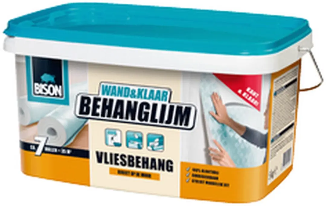 Bison Wand&Klaar Vliesbehanglijm 2.5kg - Transparant