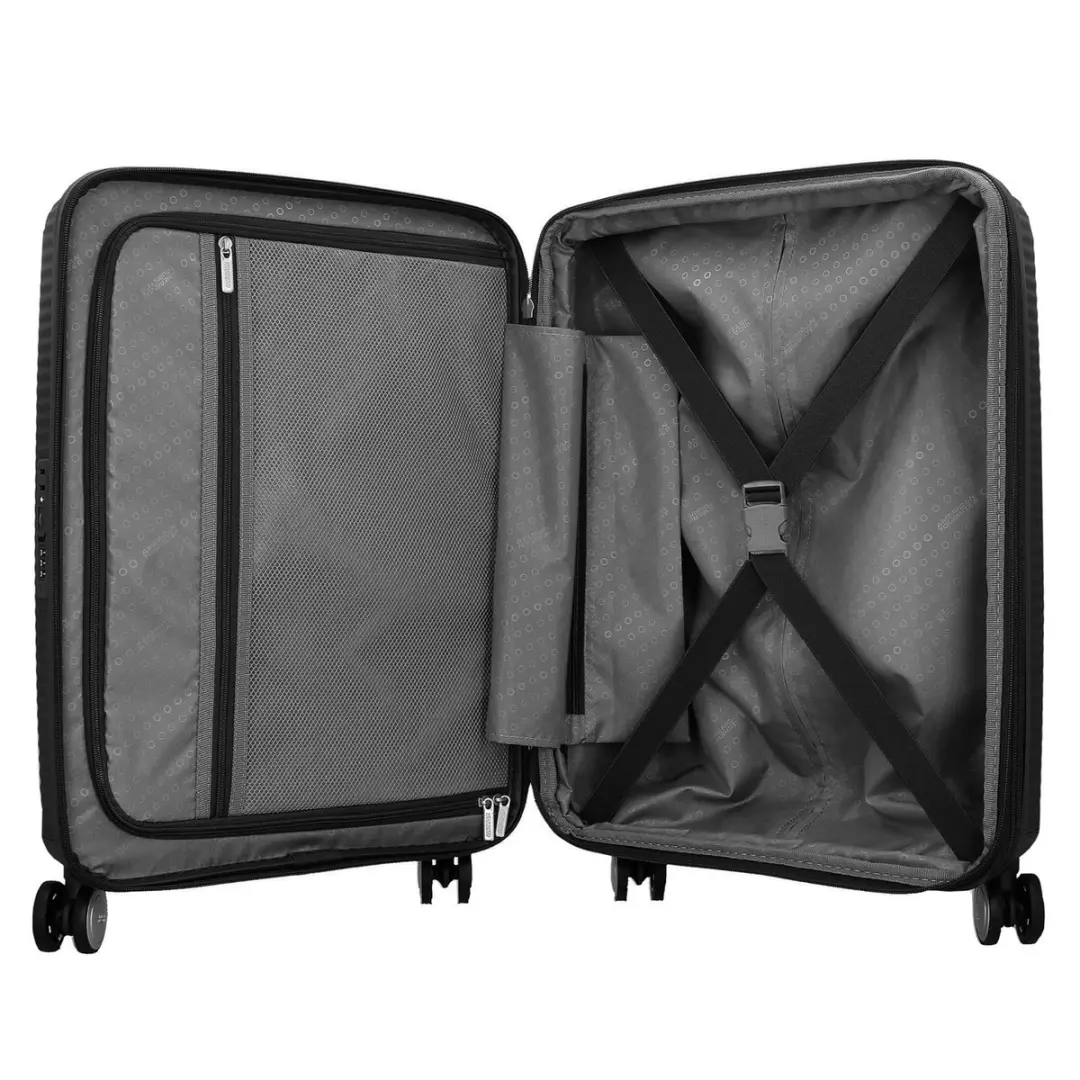 American Tourister Soundbox Spinner 55/20 Koffer - 41L - Zwart - afbeelding 3 van 6