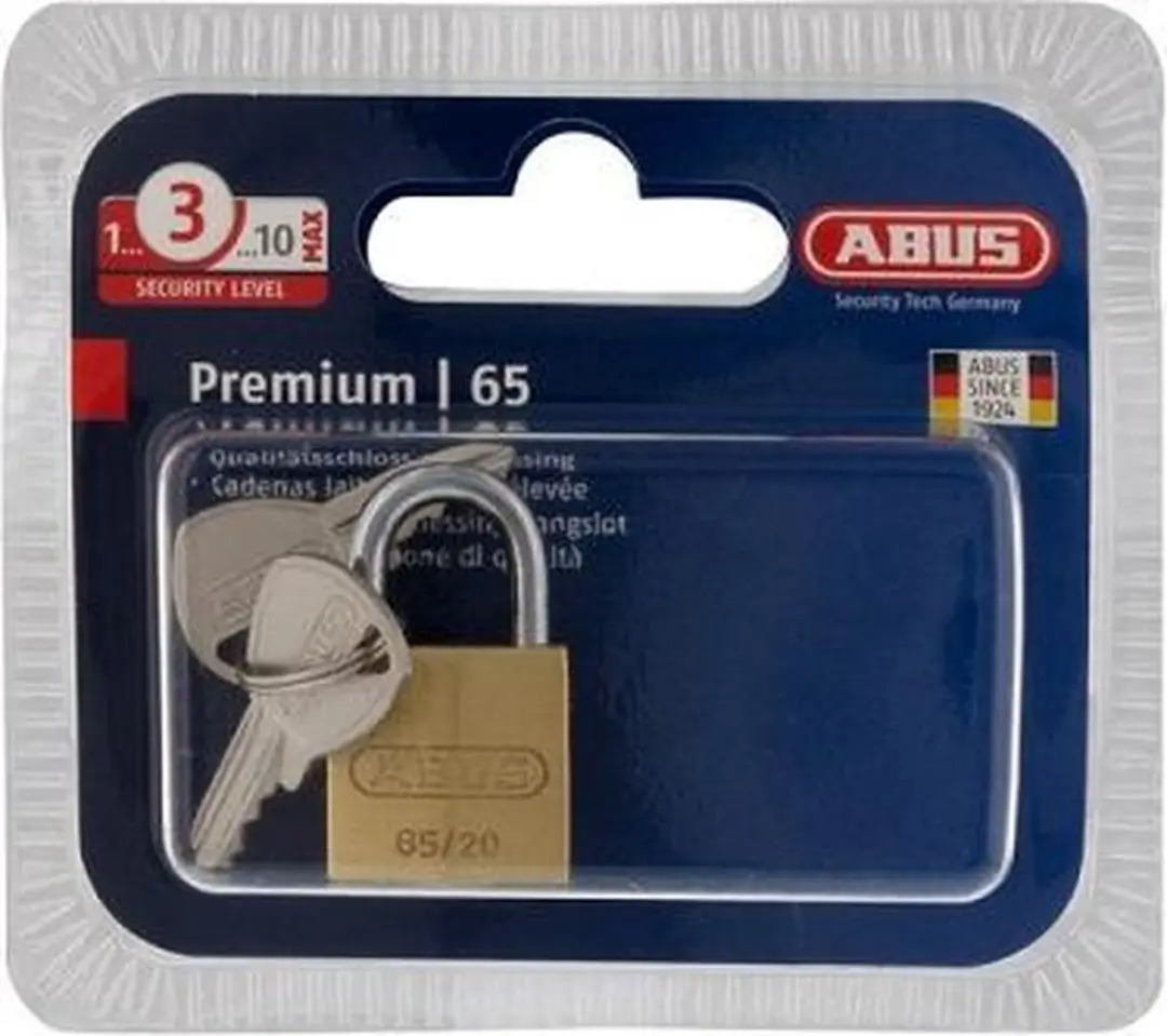ABUS Hangslot 65/20 C - Goud - afbeelding 4 van 6