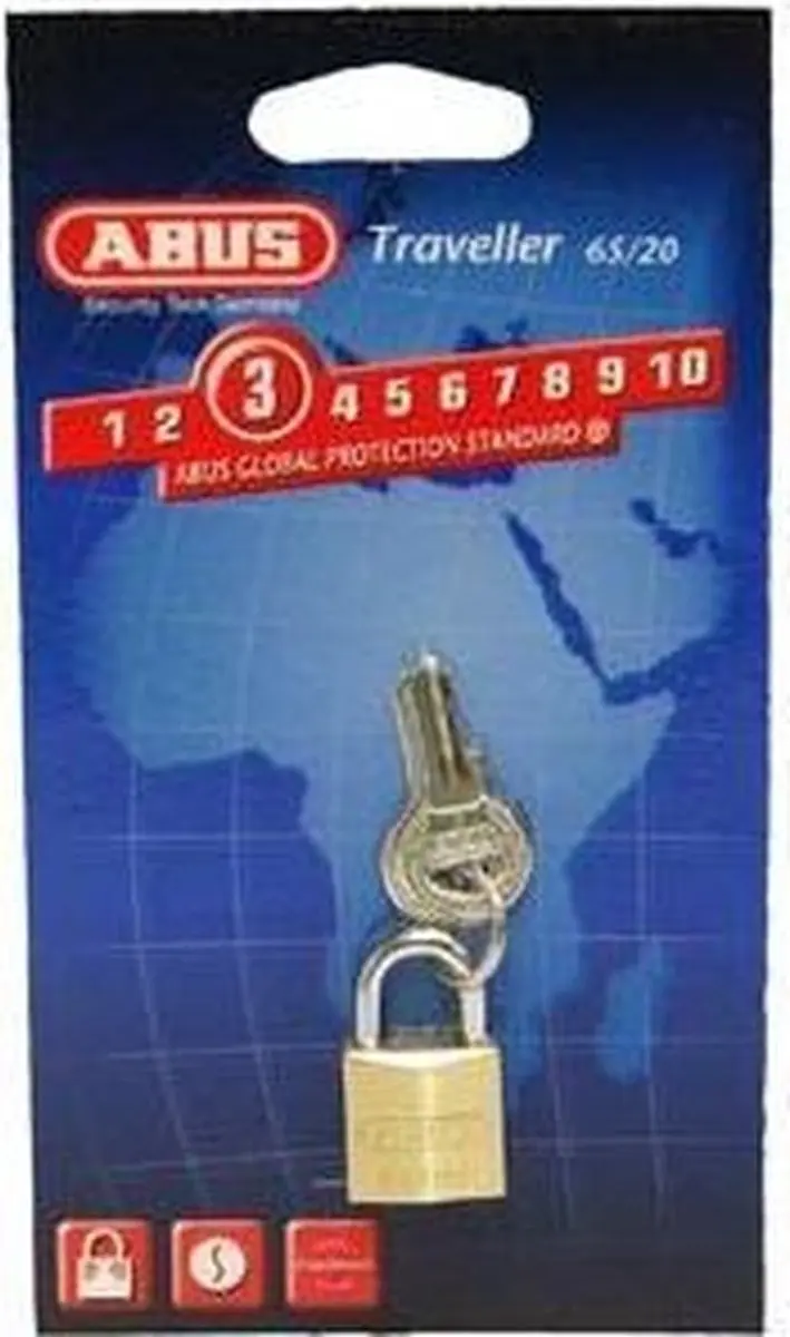 ABUS Hangslot 65/20 C - Goud - afbeelding 2 van 6