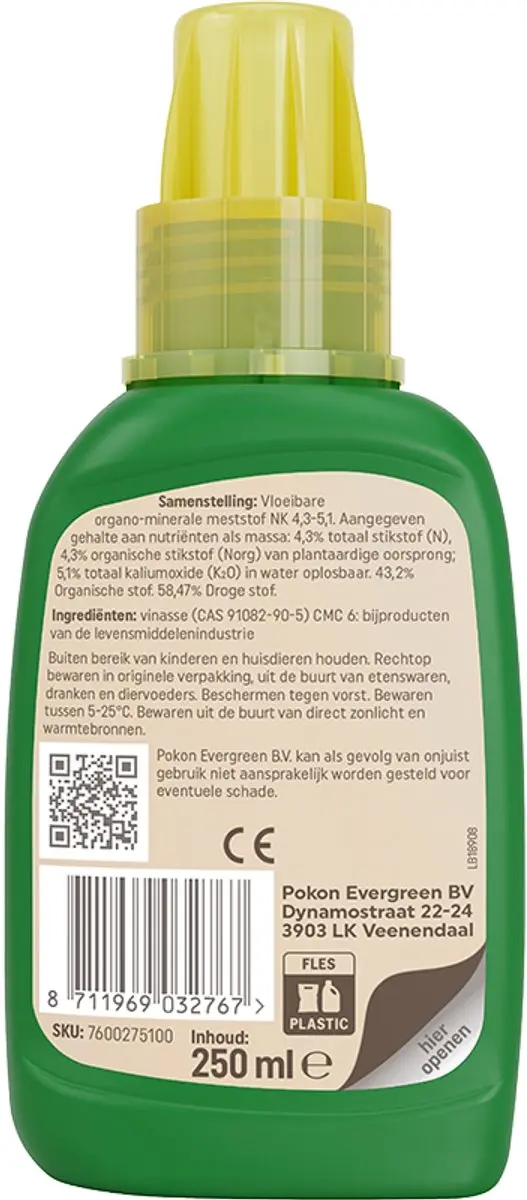 Pokon Bio Groene Planten Voeding 250ml - afbeelding 2 van 6