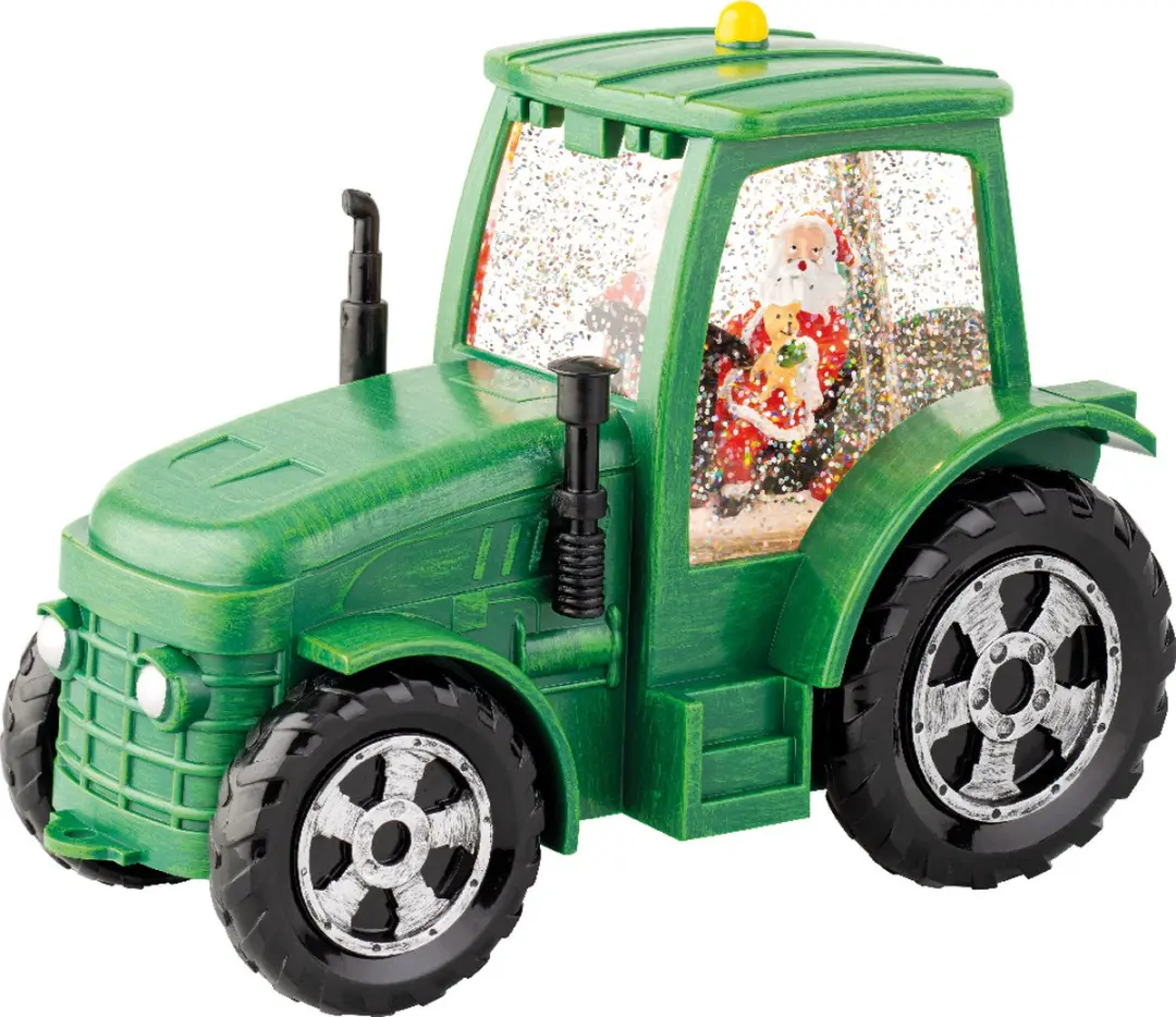 Kerst Waterspinner Tractor met Muziek