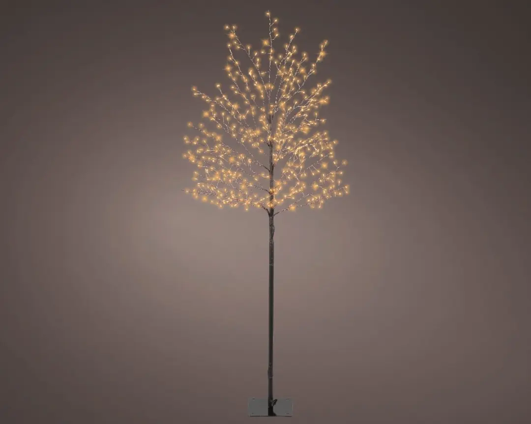Decoratieve LED boom 150 cm met 480 warm goudkleurige LEDs
