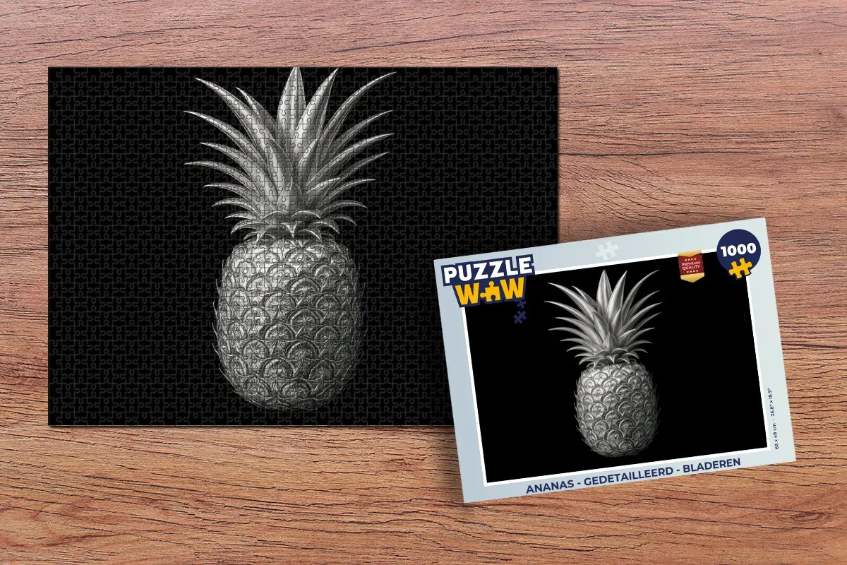 PuzzleWow Ananas Legpuzzel 1000 Stuks