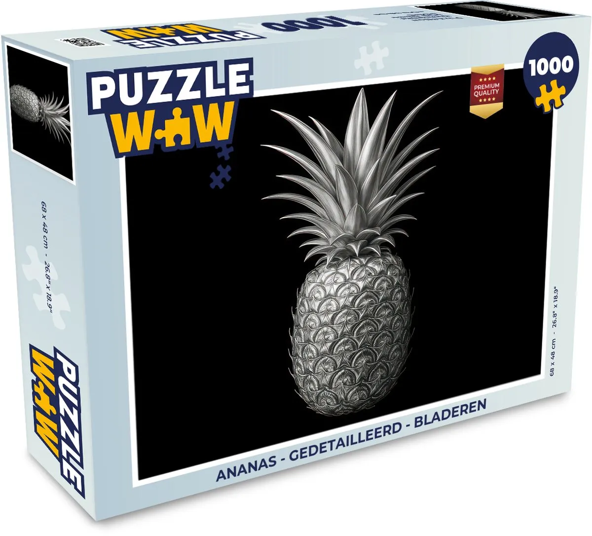 PuzzleWow Ananas Legpuzzel 1000 Stuks