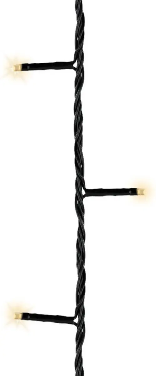 Lumineo Basic Twinkle Lights 180led - 13.5m - Warm wit - Zwart - afbeelding 4 van 6