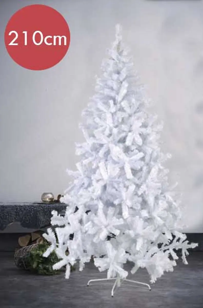 Kunstkerstboom "Quebec" Wit -210cm
