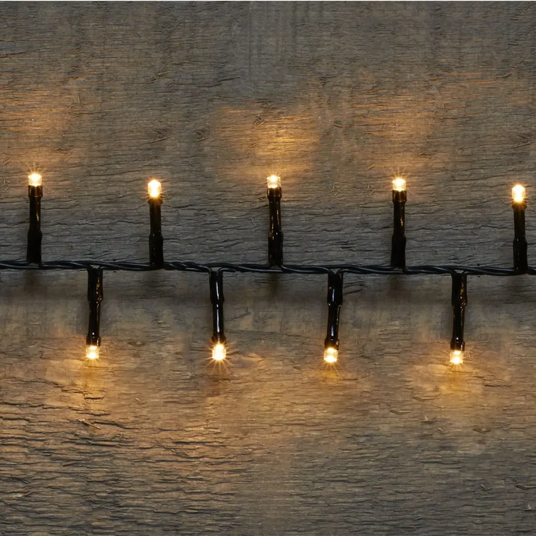 Anna's Collection Ivy Kerstverlichting 2000 LED - 42m - Warm wit - Zwart - afbeelding 4 van 4