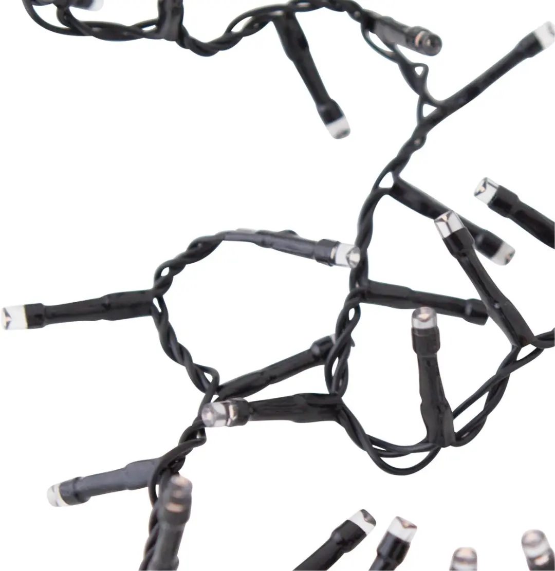 Anna's Collection Ivy Kerstverlichting 2000 LED - 42m - Warm wit - Zwart - afbeelding 3 van 4