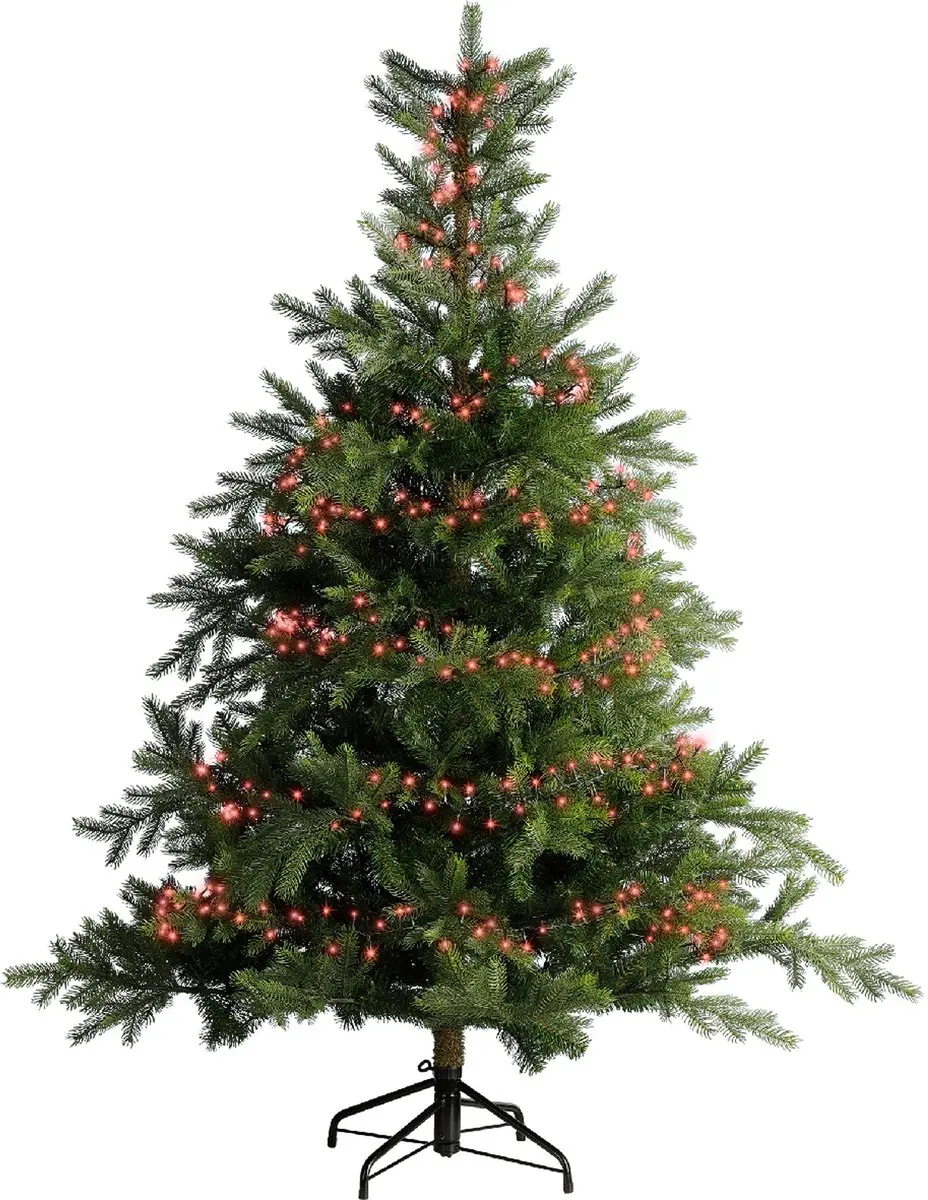 Lumineo Kerstlampjes 1000 Rood - 2250cm Twinkelend - Groen snoer