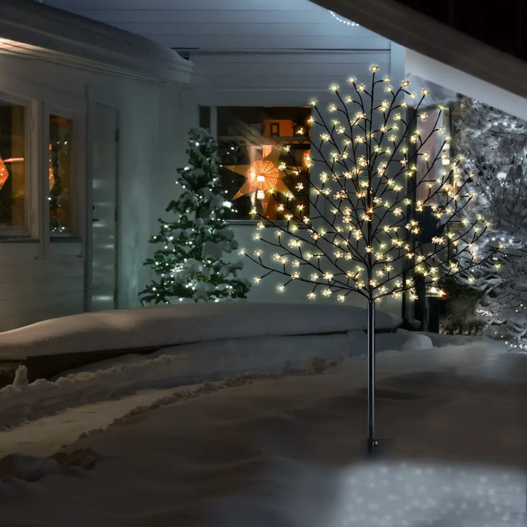 Monzana Kerstverlichting Kersenbloesem Lichtboom 180cm - 200 LED