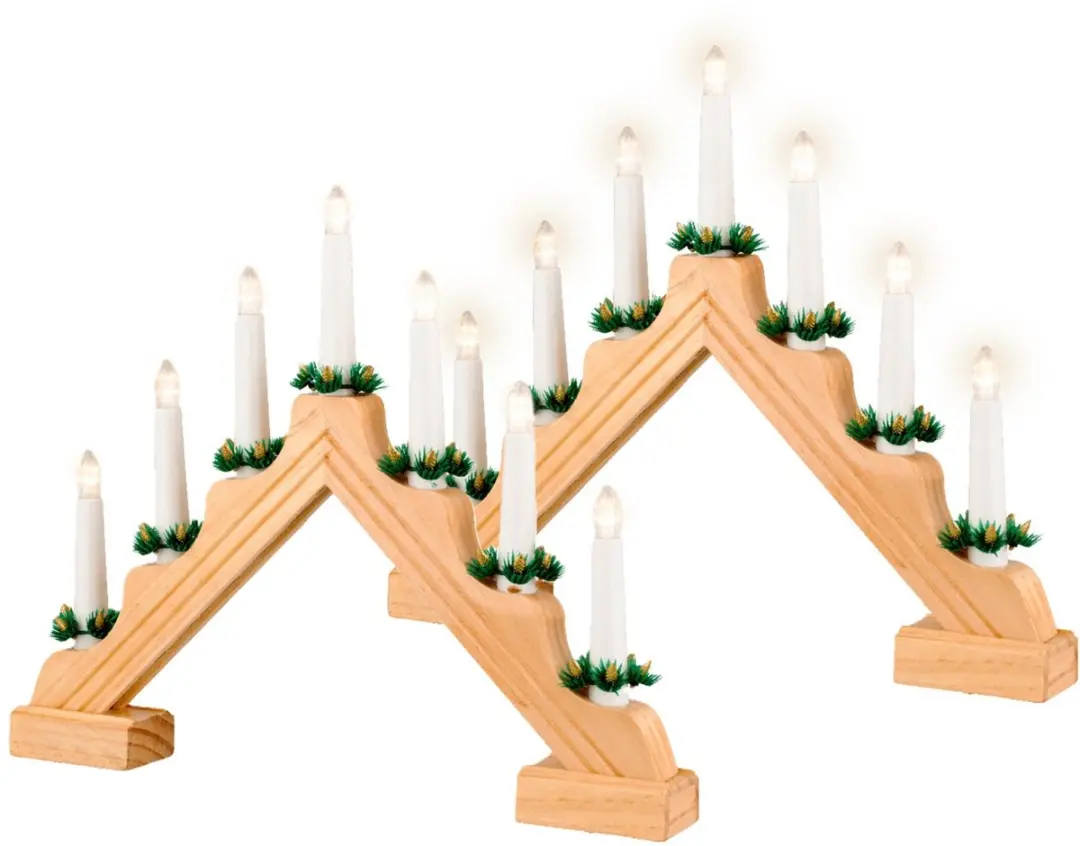 Lumineo Kaarsenbrug naturel
