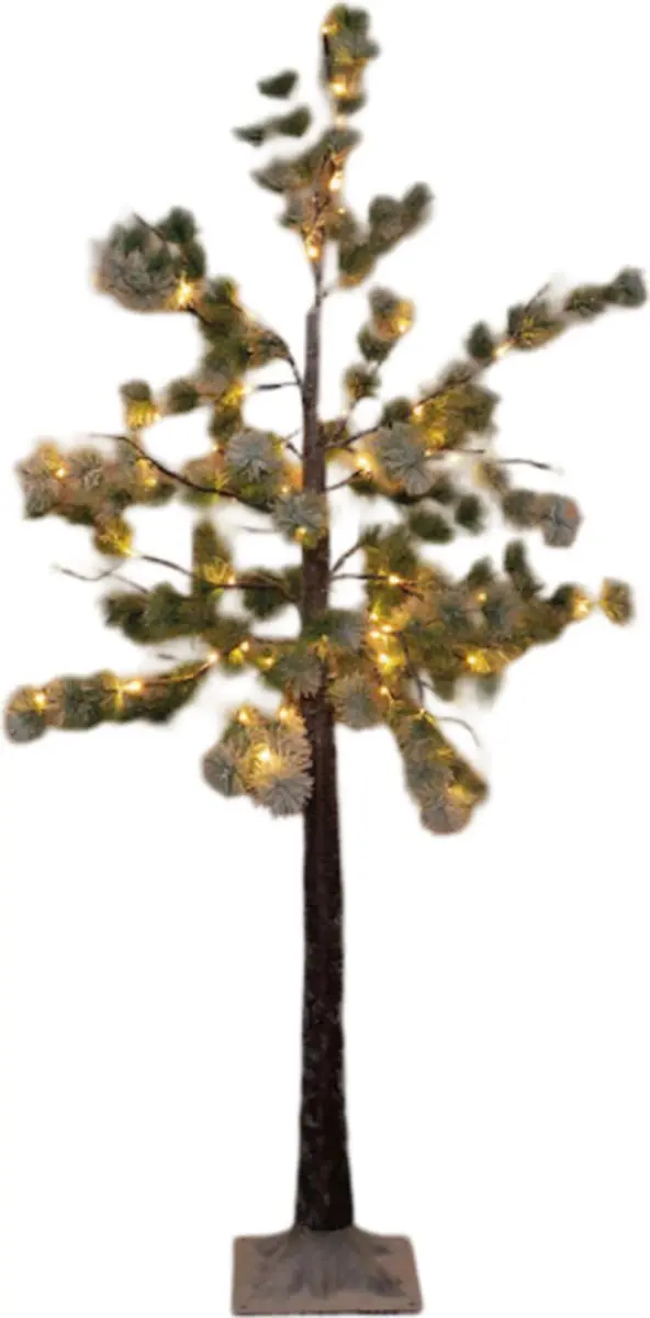 Dennenboom met Sneeuw 80LED Warm IP44