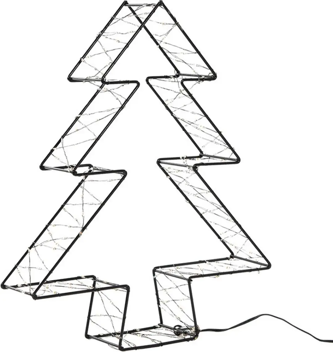 Anna's Collection Kerstverlichting 3D Boom - 300 LED Warm Wit - afbeelding 6 van 6